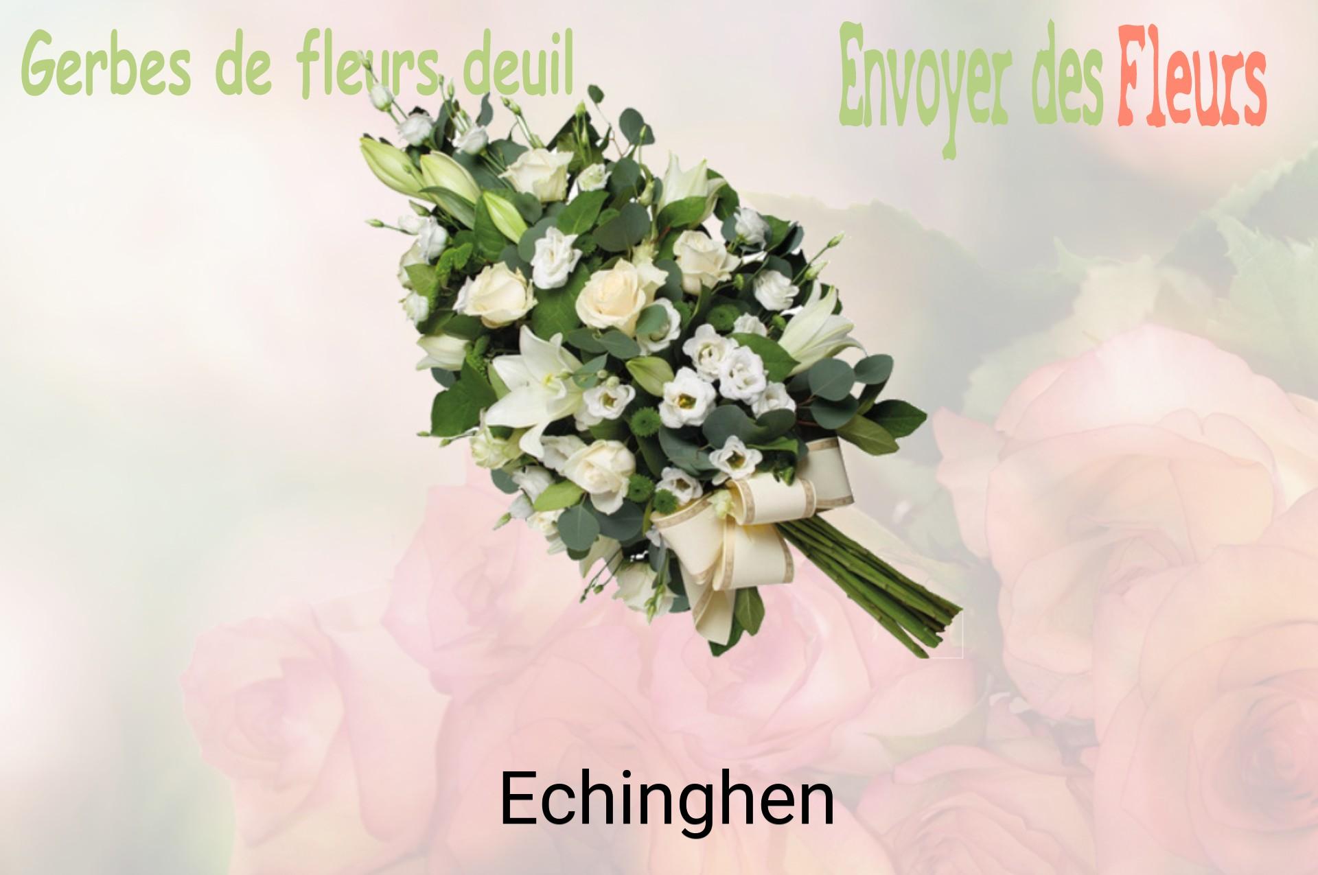 Gerbe de fleurs de deuil livrée à Echinghen